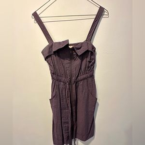 Purple Dress with Zipper front